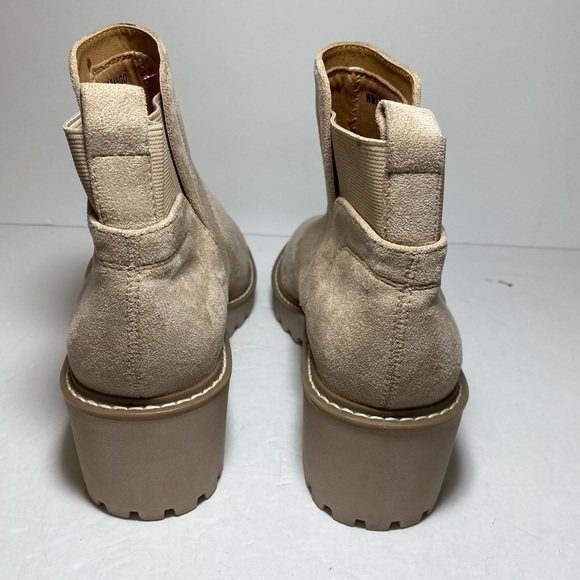 Dolce Vita Rango Faux Suede Ankle Boots Wedge Booties Lug Sole Women’s Size 9 - Picture 6 of 14